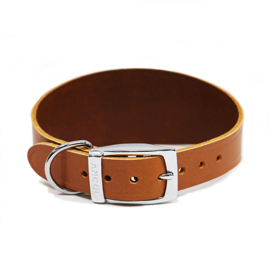  Ancol Heritage Tan Leather Greyhound Dog Collar (34-43cm)