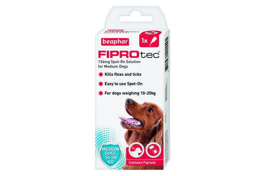  Beaphar FIPROtec Spot-On For Medium Dogs 1 Pipette