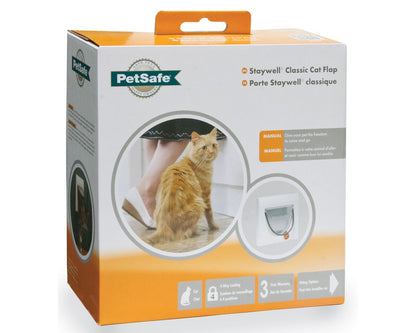  PetSafe Staywell Classic Manual 4 Way Locking Cat Flap White
