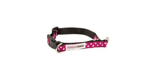  Great&Small Doodley Dogs Pink Ribbon Collar