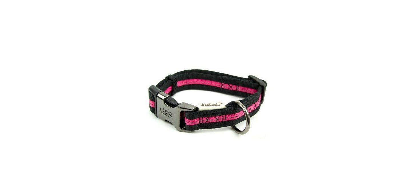  Great&Small Classic Soft Pink Nylon Collar