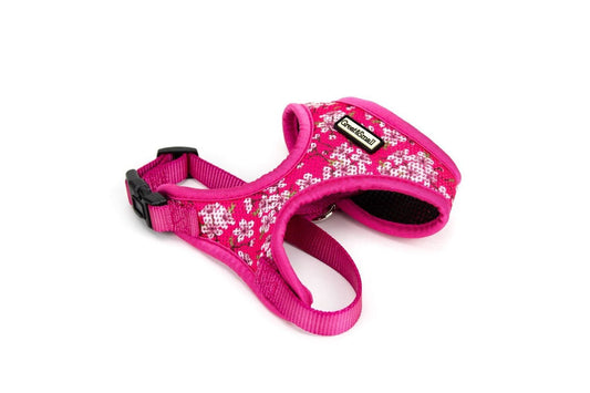  Great&Small Penrose Blossom Pink Mesh Harness