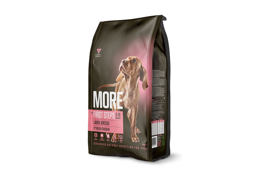  MORE +First Steps Large Breed Chicken Puppy Food