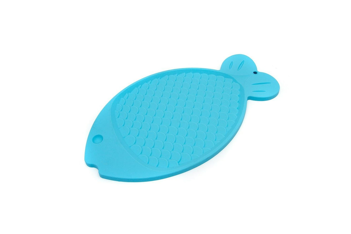  Great&Small Blue Silicone Fish Shaped Food Mat