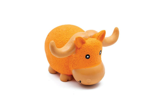  Great&Small Latex Grunting Bull With Horns