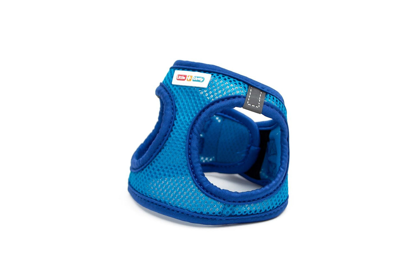  Great&Small Little & Lively Blue Mesh Harness With Velcro