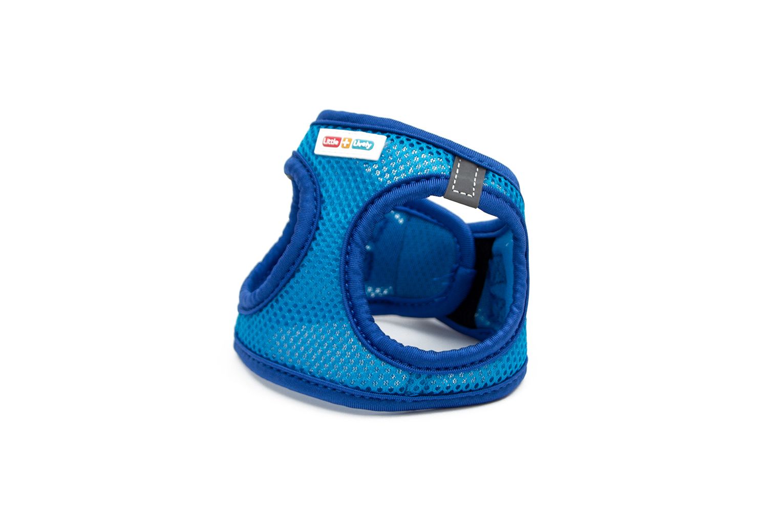  Great&Small Little & Lively Blue Mesh Harness With Velcro
