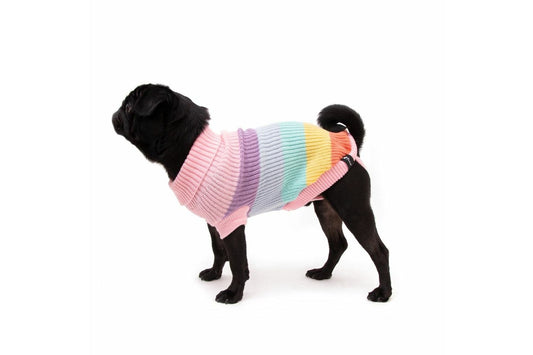  Great&Small Penrose Knitted Sweater Pastel Rainbow