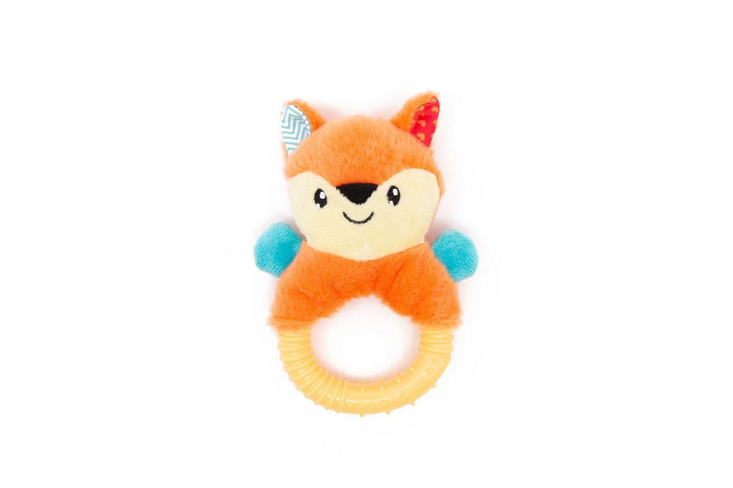  Great&Small Little&Lively Soft Fox & TPR Ring Toy 12cm