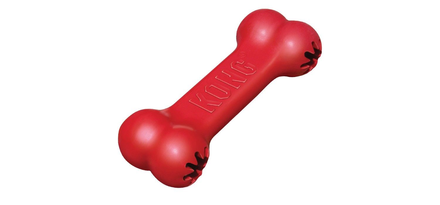  KONG Red Bone Shaped Dog Toy