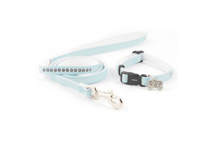  Ancol Jewelled Blue Puppy Collar & Lead Set