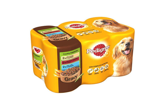  Pedigree Country Casseroles In Gravy 6 X 400g