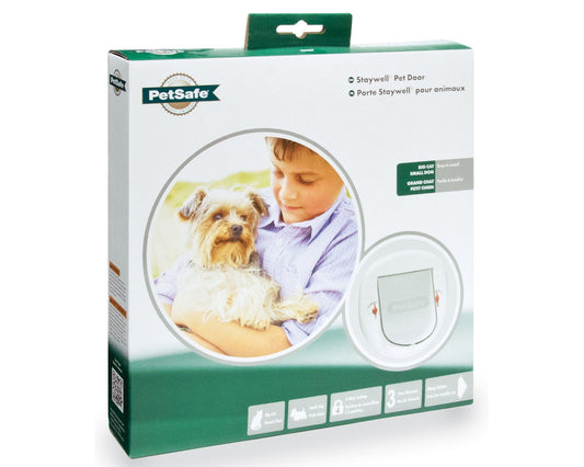 PetSafe Staywell Manual 4 Way Locking Small Dog/Big Cat Flap White