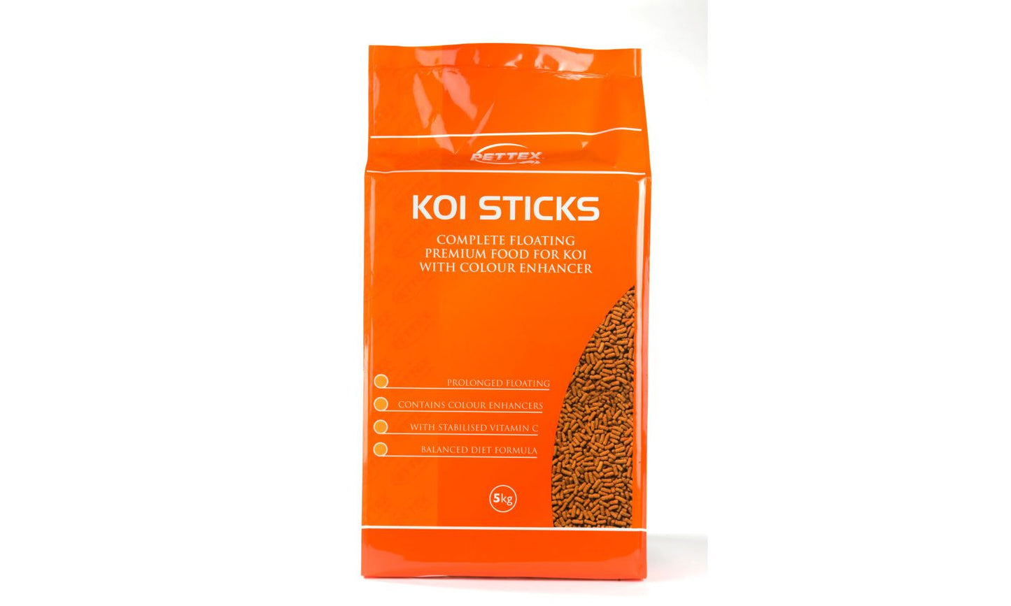  Pettex Premium Koi Fish Food Sticks 5kg