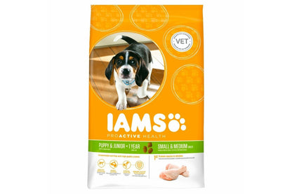  IAMS For Vitality Puppy Small & Medium Dog Food With Fresh Chicken