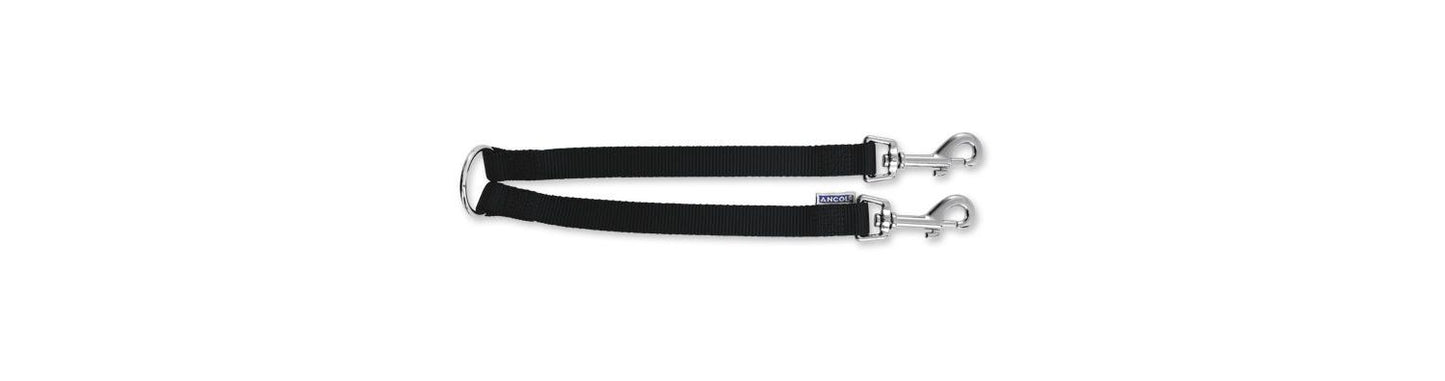  Ancol Nylon Coupler Black 30cm