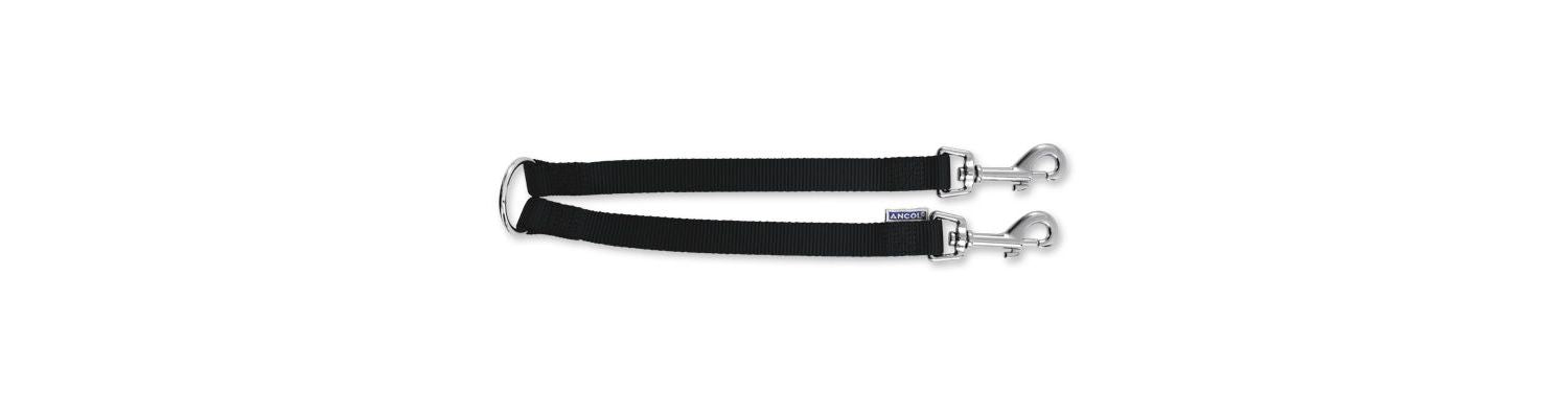  Ancol Nylon Coupler Black 30cm