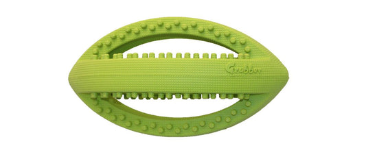  HappyPet Grubber Dog Rugby Ball - Green