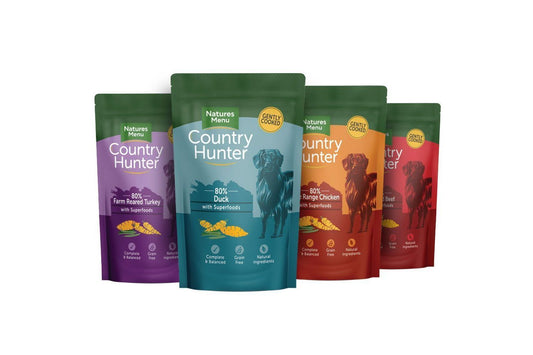  12 X 150g Country Hunter Superfood Selection Dog Pouches