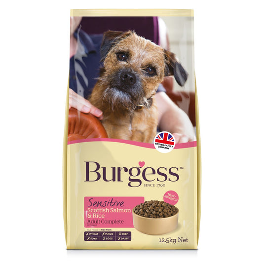  Burgess Sensitive Salmon & Rice Adult Dry Dog Food