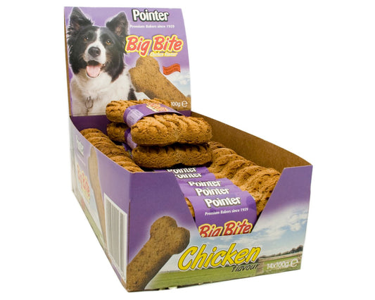  14 X 100g Pointer Big Bite With Chicken