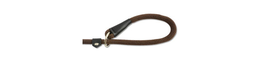  Ancol Timberwolf Rope Slip Lead Chocolate Brown 12mm X139cm
