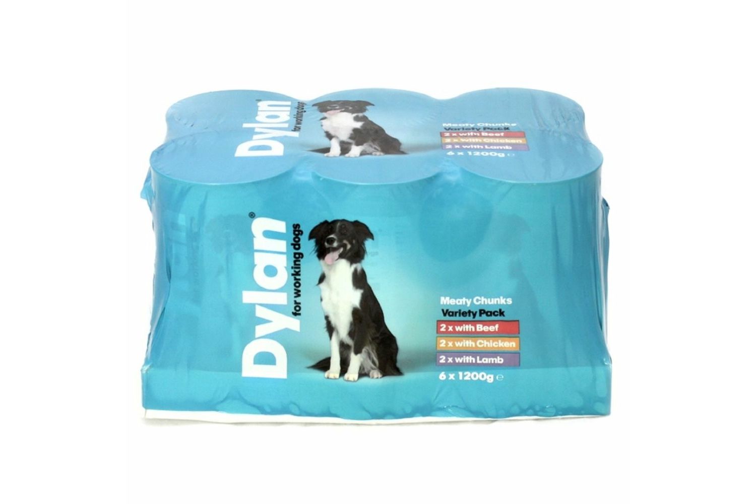 6 X 1200g Dylan Variety Pack Wet Dog Food