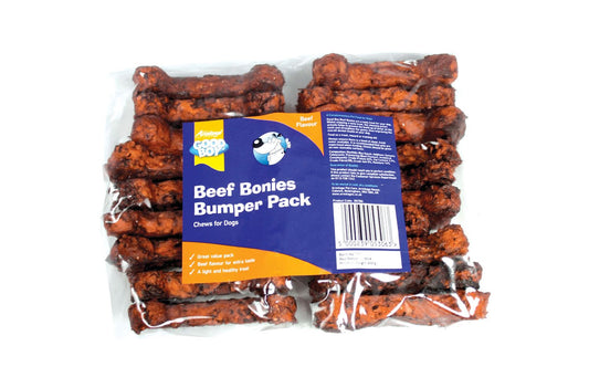  Good Boy Beef Bonies Bumper Pack 10cm (4") 18 Pack
