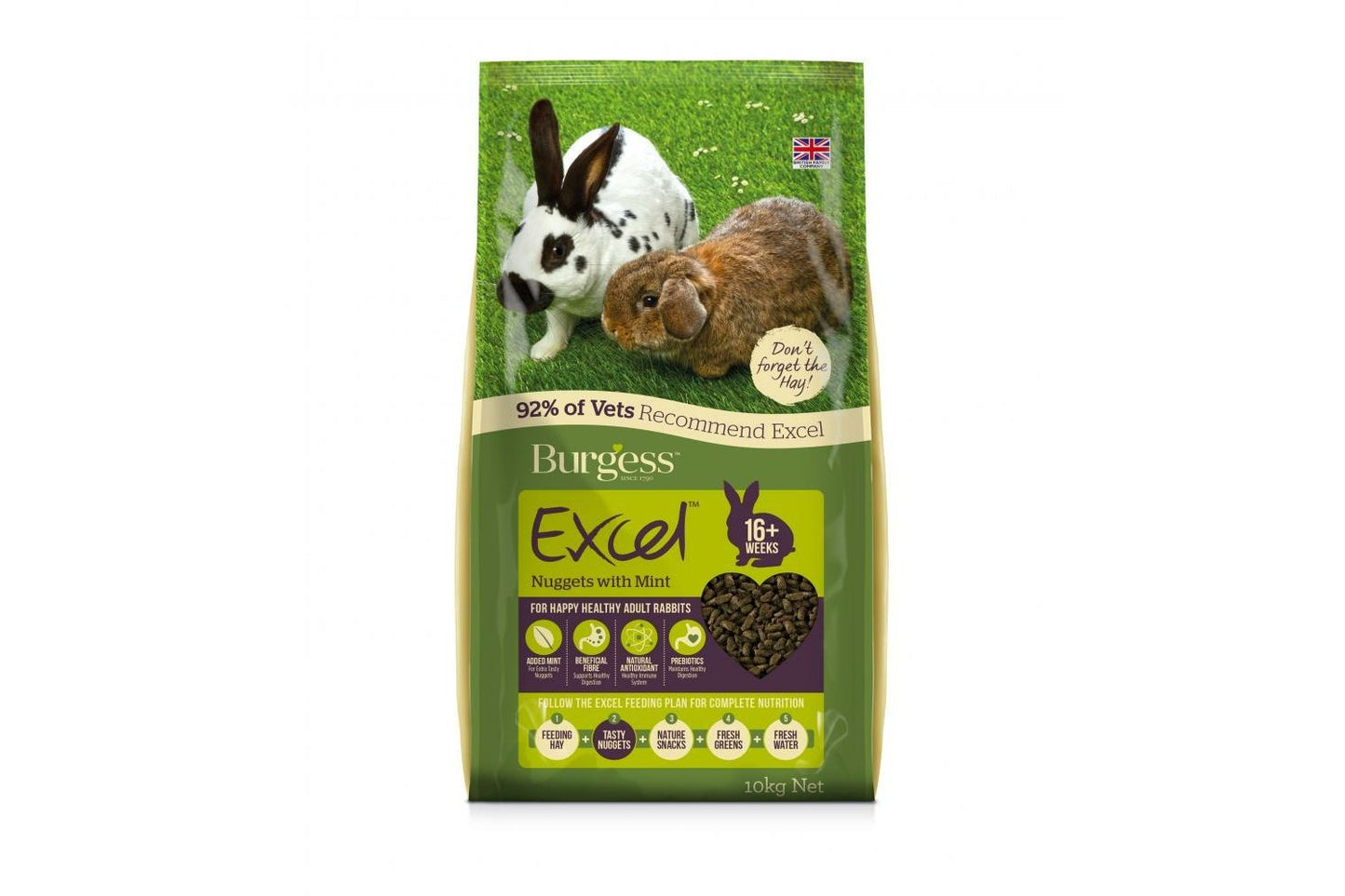  Burgess Excel Adult Rabbit Nuggets With Mint