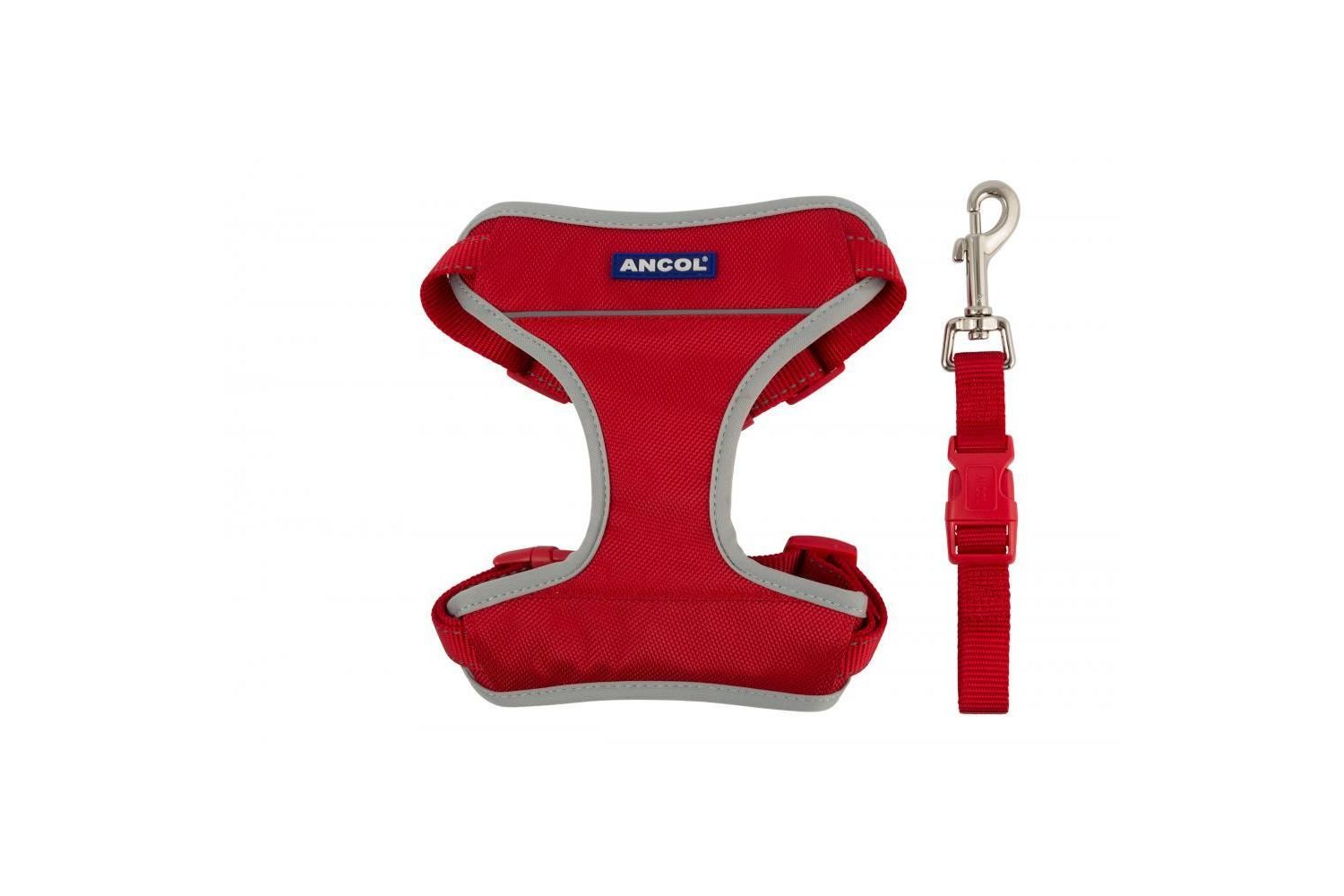  Ancol Nylon Travel & Exercise Harness Red