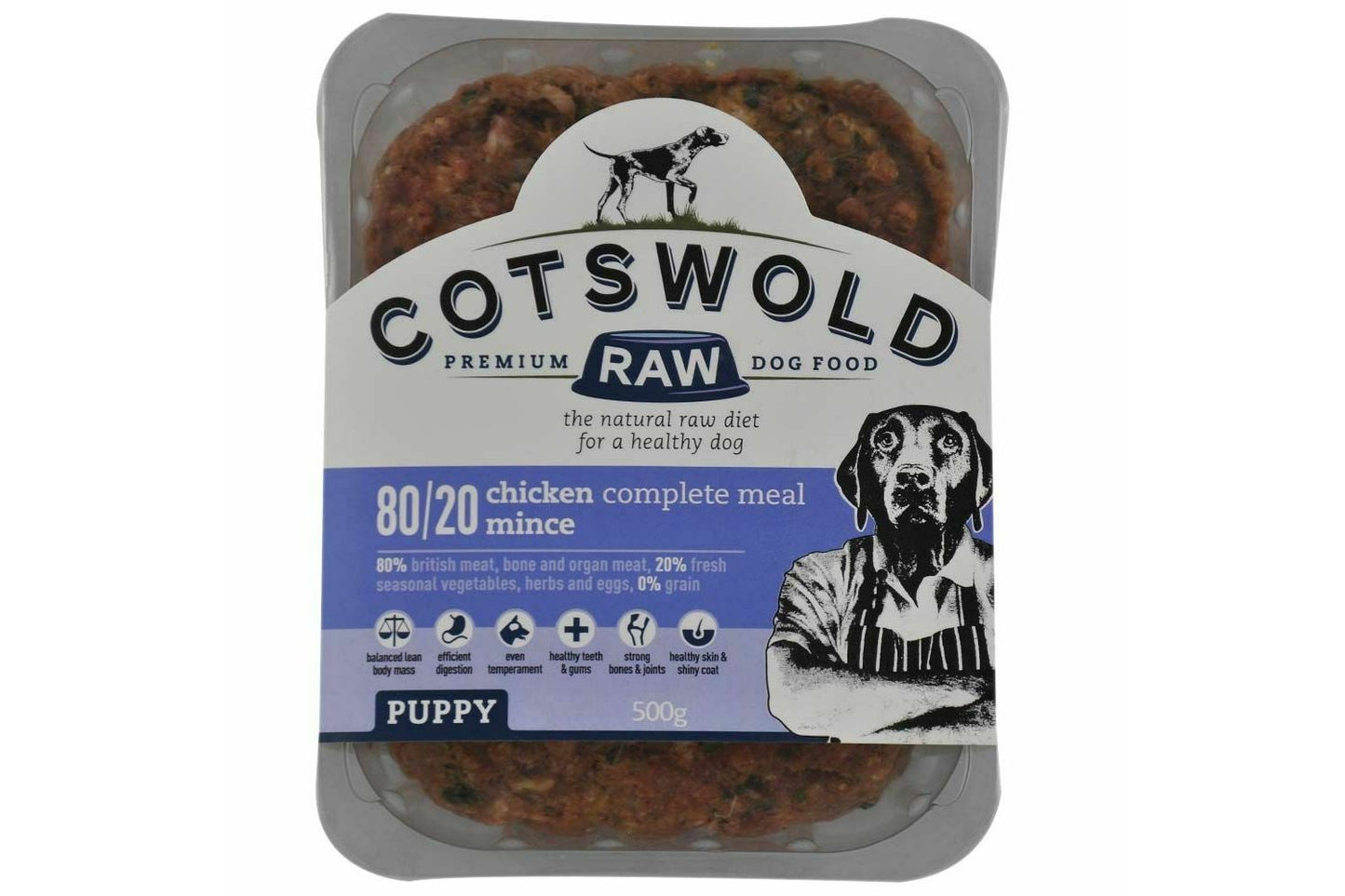  Cotswold Raw Puppy Mince Chicken Dog Food