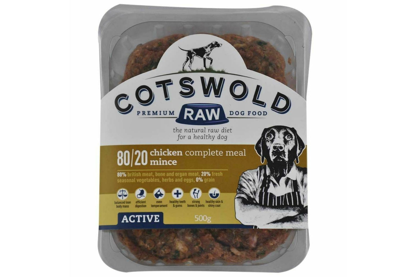 Cotswold Raw Active Mince Chicken Dog Food