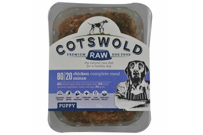  Cotswold Raw Puppy Mince Chicken Dog Food
