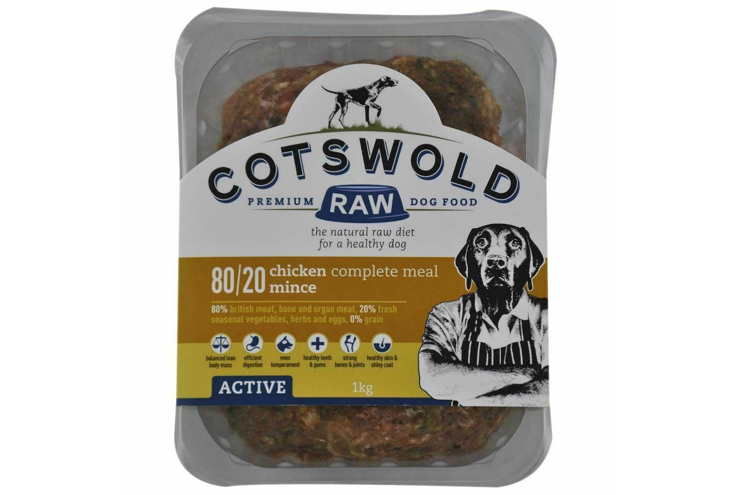  Cotswold Raw Active Mince Chicken Dog Food
