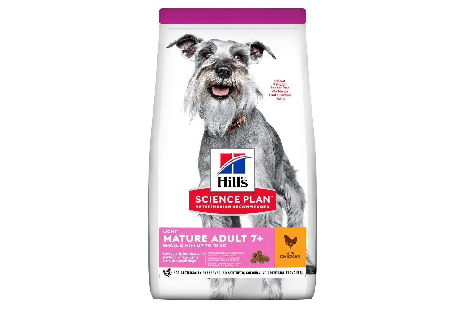  Hill's Science Plan Canine Light Adult Mature 7+ Mini Chicken 2.5kg