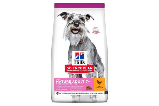  Hill's Science Plan Canine Light Adult Mature 7+ Mini Chicken 2.5kg