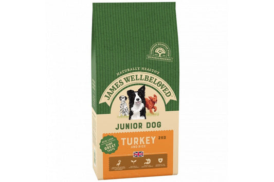  JAMES WELLBELOVED Turkey & Rice Kibble Junior