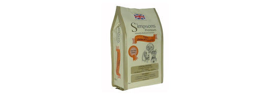  Simpsons Premium Puppy Chicken & Brown Rice Dog Food