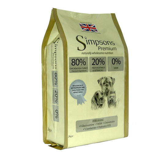  Simpsons Premium 80/20 Mixed Chicken, Turkey & Fish Dry Dog Food