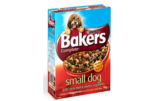  Bakers Meaty Meals Small Dog Beef Adult Dry Dog Food 1kg