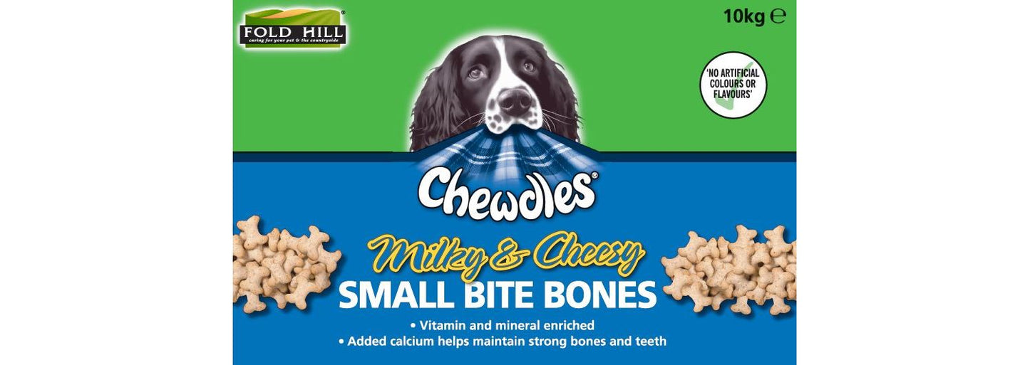  Chewdles Milky Cheesy Small Bones 10kg