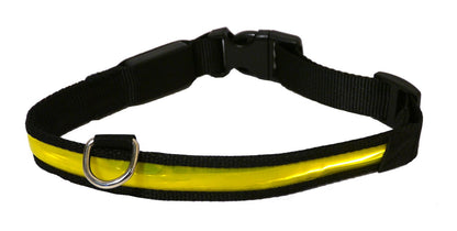  Rosewood Premium Yellow Flashing Dog Collar