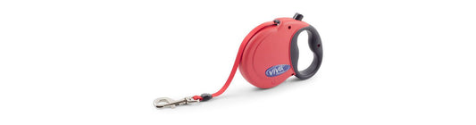 Ancol Viva Red Extendable Tape Lead