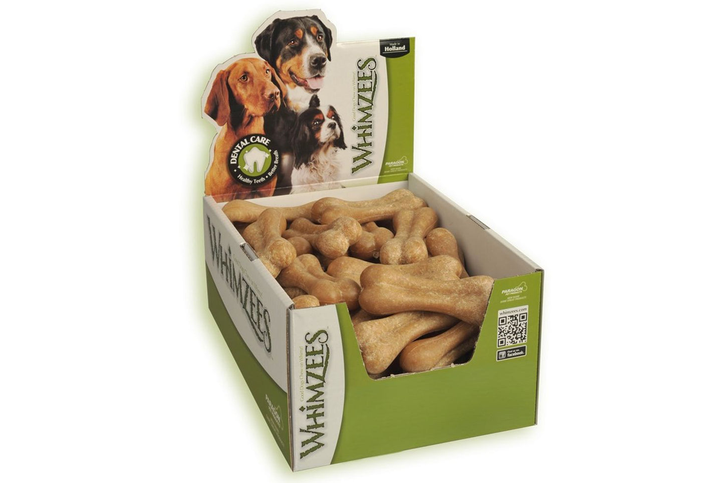  50 X Whimzees Rice Bone Display Box