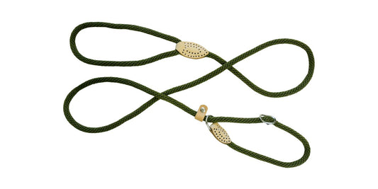  Dog & Co Supersoft Rope Slip Lead Green 8mm X60"