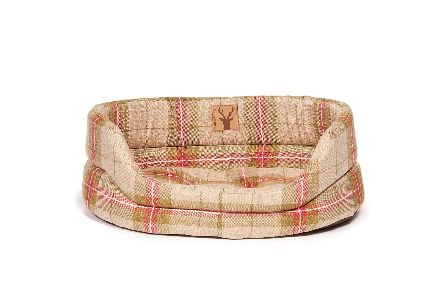  Danish Design Newton Tartan Moss Slumber Dog Bed