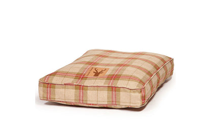  Danish Design Newton Cream & Red Moss Box Spare Duvet Cover