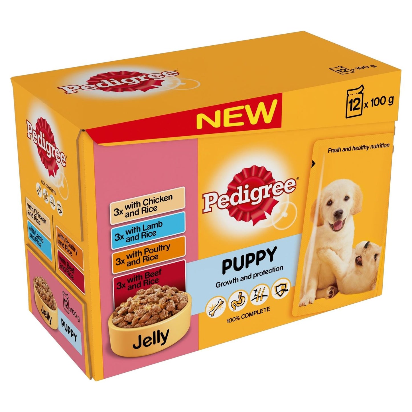  Pedigree Meat & Rice In Jelly Wet Puppy Food