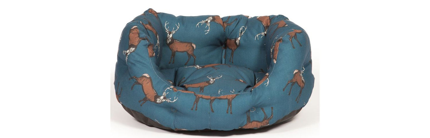  Danish Design Woodland Blue Stag Deluxe Slumber Dog Bed