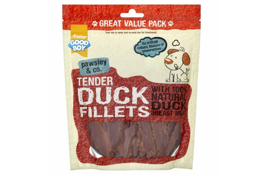  Good Boy Duck Fillets Value Pack Dog Treats 320g